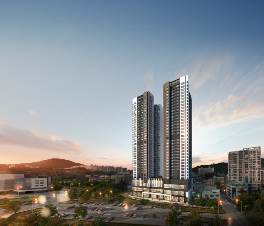 쌍용 더 플래티넘  여수35 투시도.  <사진=쌍용건설>